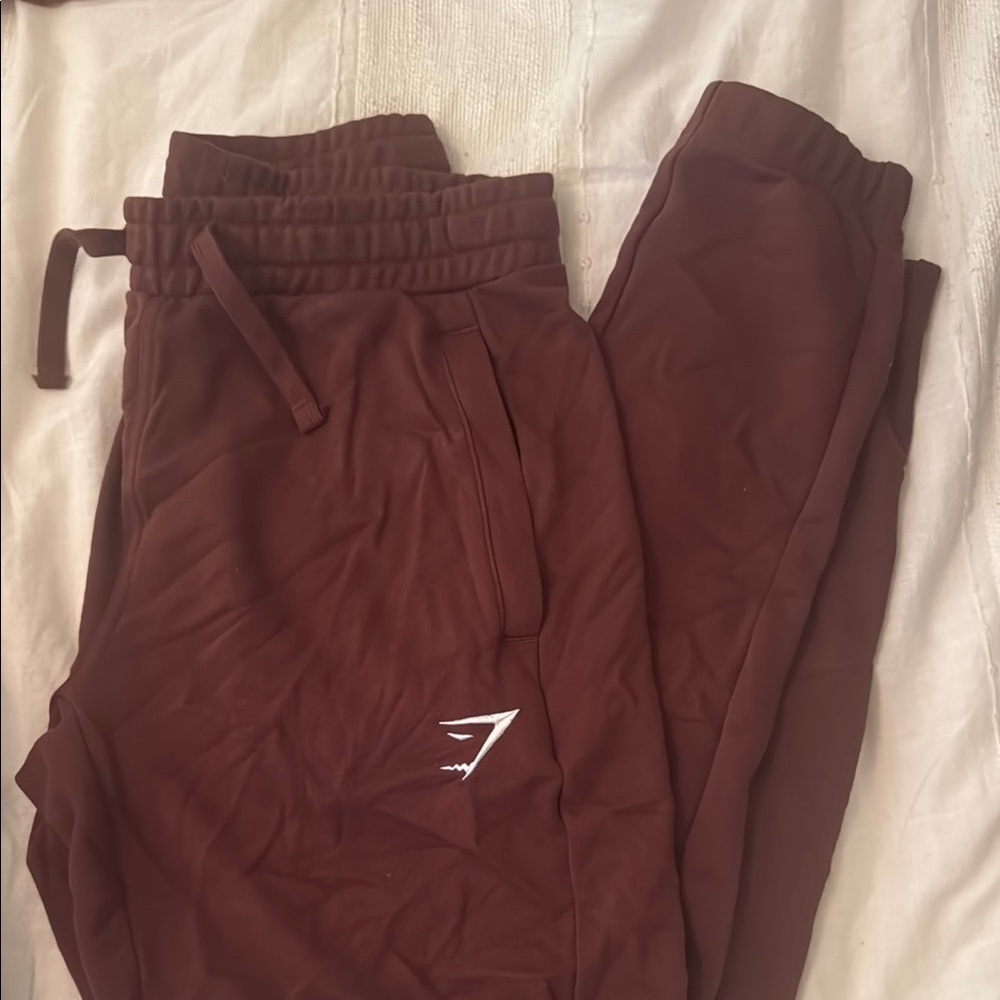 Gymshark Maroon Track Pants